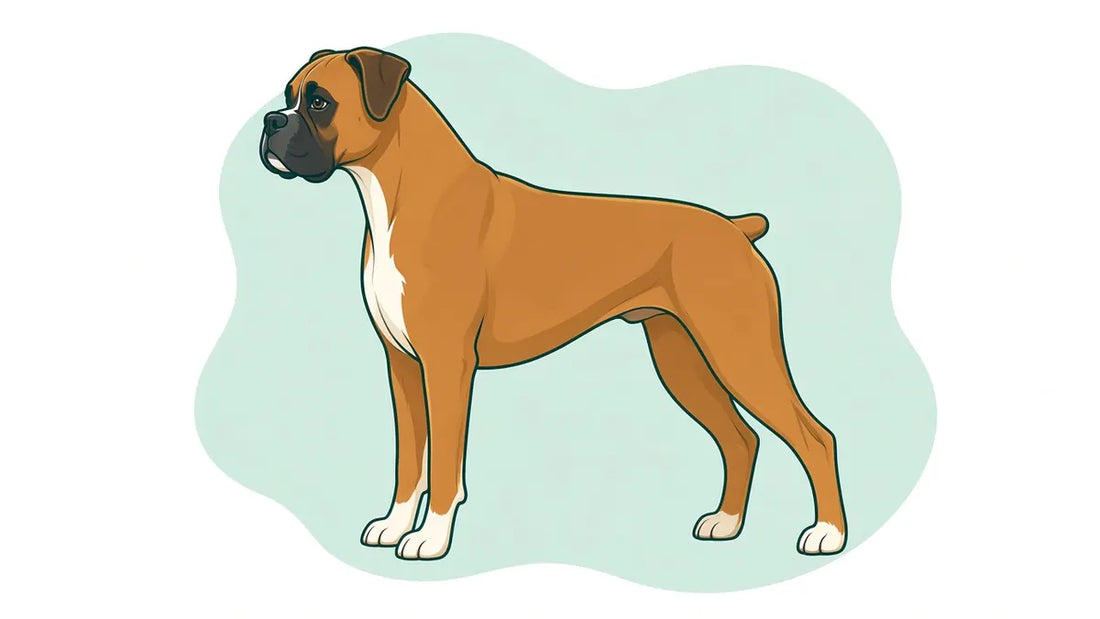 Short coat dog illustration for the dog-friendly Boca Raton guide