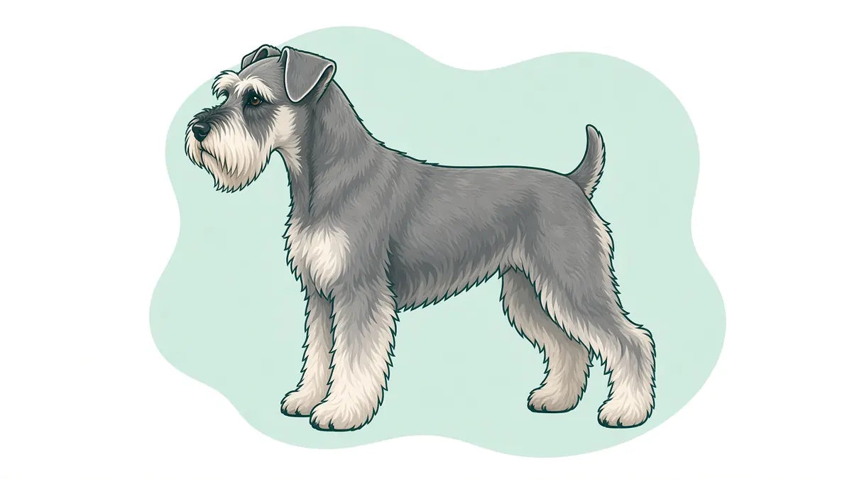 Wire coat illustration (Miniature Schnauzer)