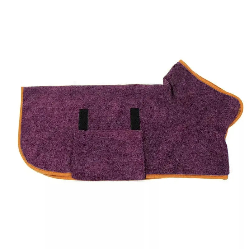 Pawradise Quick-Dry Microfiber Pet Robe