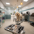 Happy freshly groomed dog after a Salon Full Groom at Pawradise Pet Grooming in Boca Raton and Lake Worth, FL