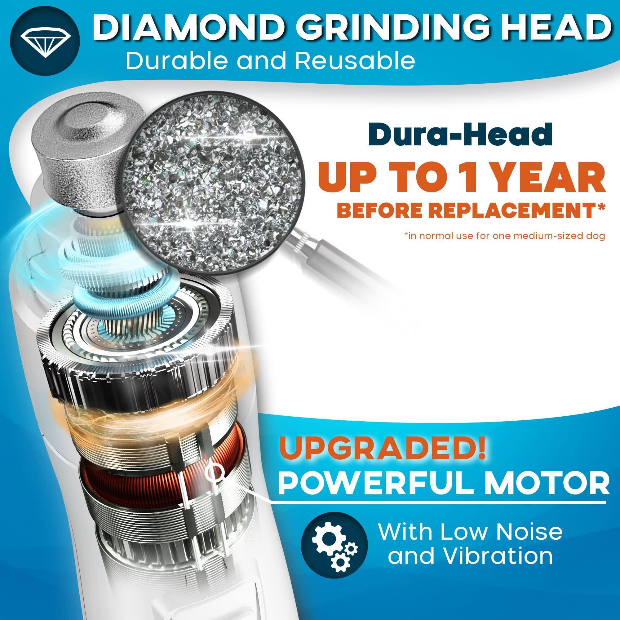 Pawradise Quiet Electric Nail Grinder (USB Rechargeable)