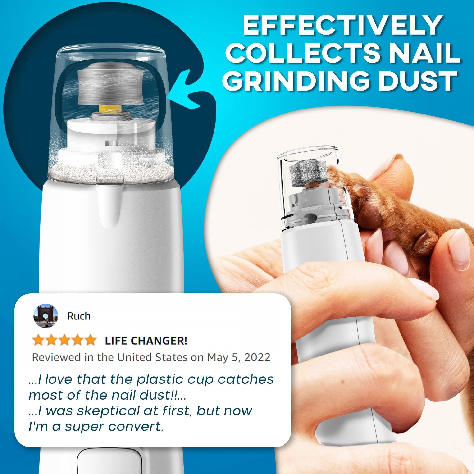 Pawradise Quiet Electric Nail Grinder (USB Rechargeable)