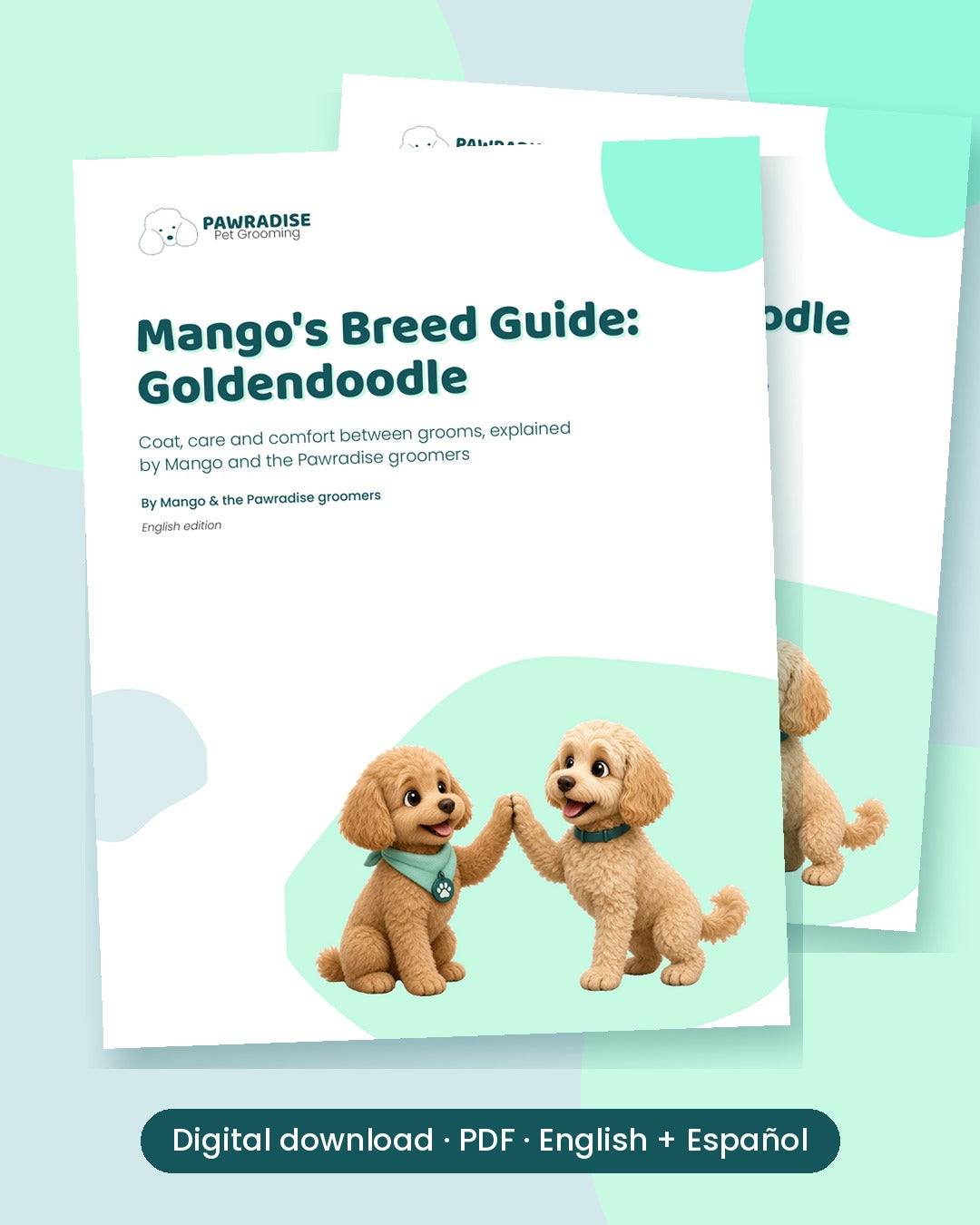 Mango's Breed Guide: Goldendoodle (PDF, English + Spanish)